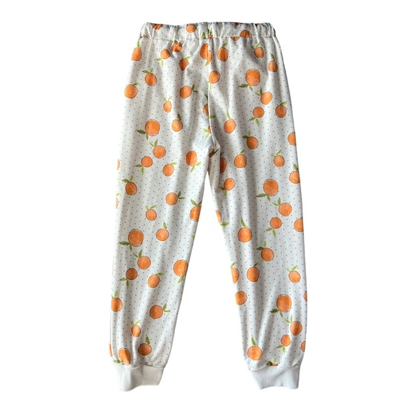 Sweet Honey Oranges Jogger Pajamas Size 5 - Picture 9 of 11